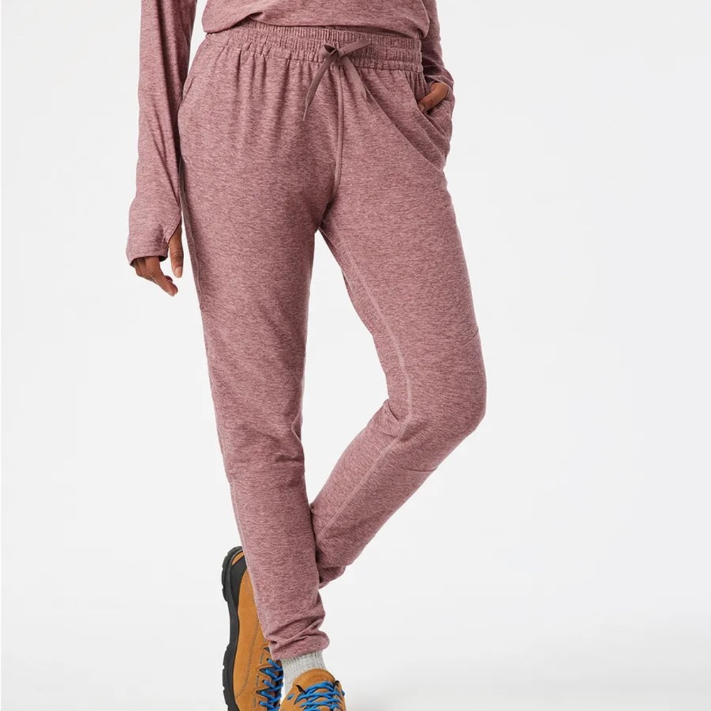 Outdoor Voices CloudKnit Sweat Pant in Deep Taupe